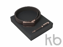 Подарочный набор Seal: ремень, ручка шариковая