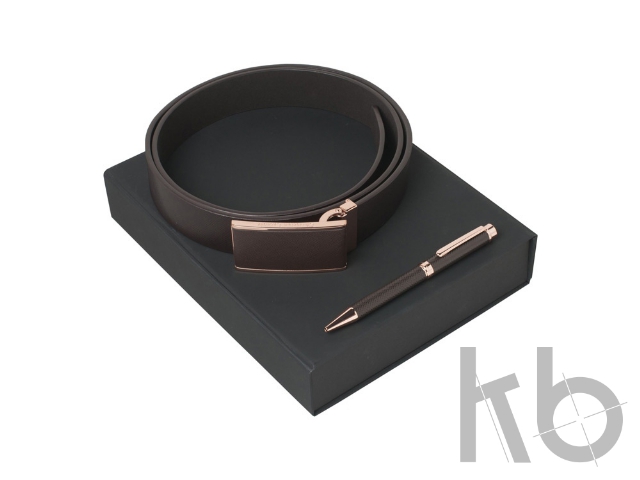 Подарочный набор Seal: ремень, ручка шариковая