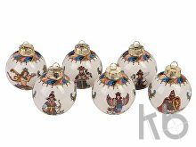 Набор новогодних шаров «Русские сказки»