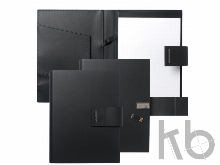 Папка А5 Loop Black с USB-флешкой на 16 Гб