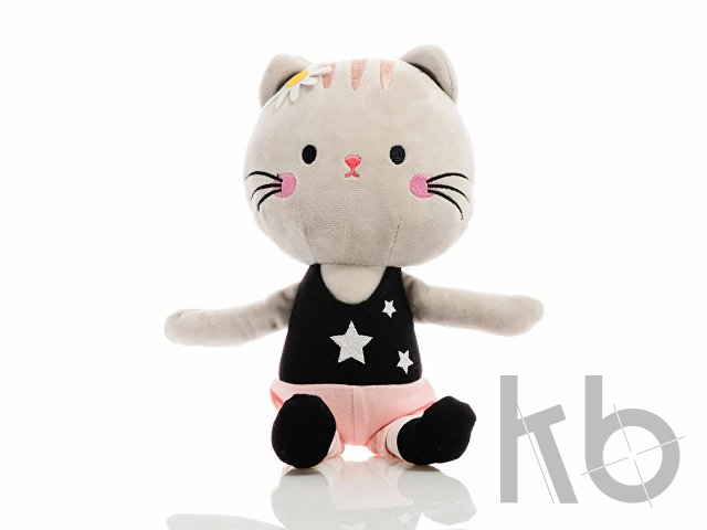 Игрушка мягкая  «Серый кот»