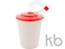 Стакан с трубочкой