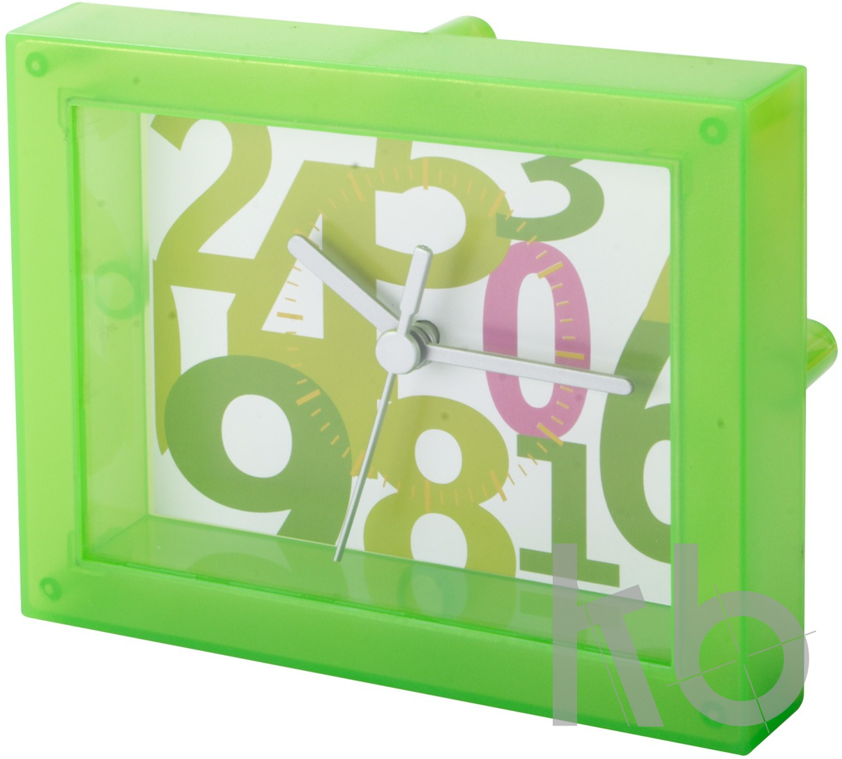 transparent table clock