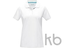 Рубашка поло «Graphite» из натуральных материалов, женская