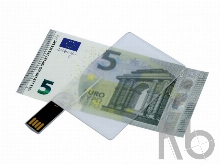 USB 2.0- флешка на 16 Гб в виде прозрачной пластиковой карты
