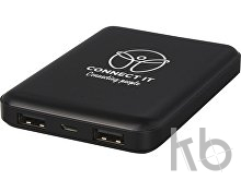 Внешний аккумулятор «Gleam» с подсветкой, 5000 mAh