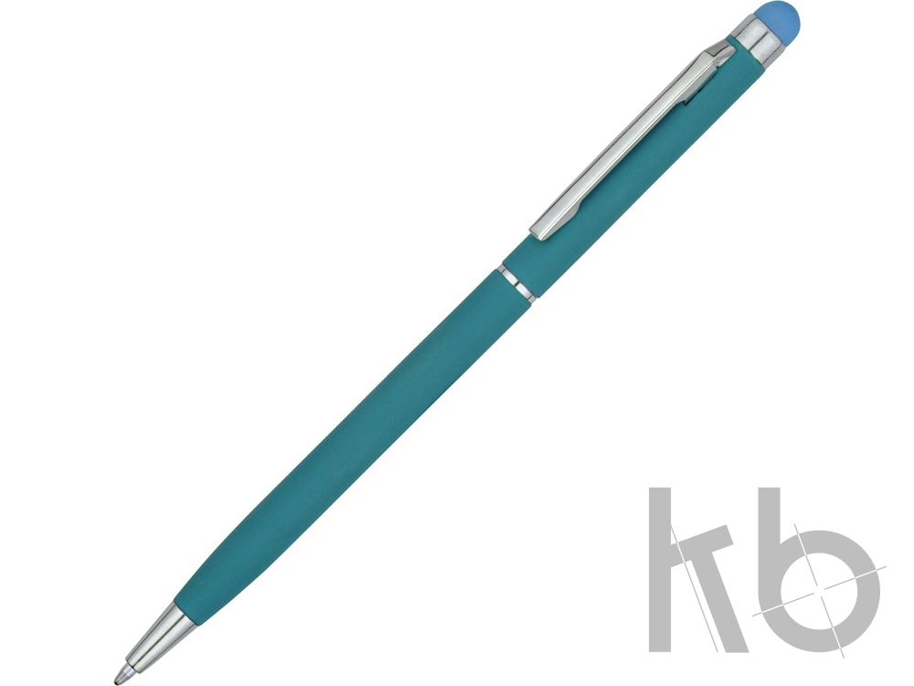 Ручка-стилус металлическая шариковая «Jucy Soft» soft-touch