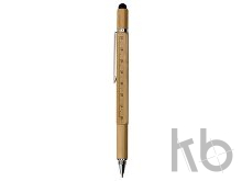 Ручка-стилус из бамбука «Tool» с уровнем и отверткой