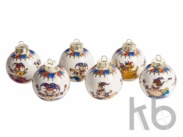 Набор новогодних шаров «Зимние узоры»