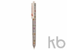 Ручка пластиковая шариковая Pigra P03 с круговым нанесением