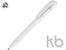 Ручка пластиковая шариковая «YES F» с чипом передачи информации NFC