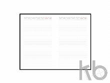 Ежедневник недатированный с индексами А5 «Bergamo»