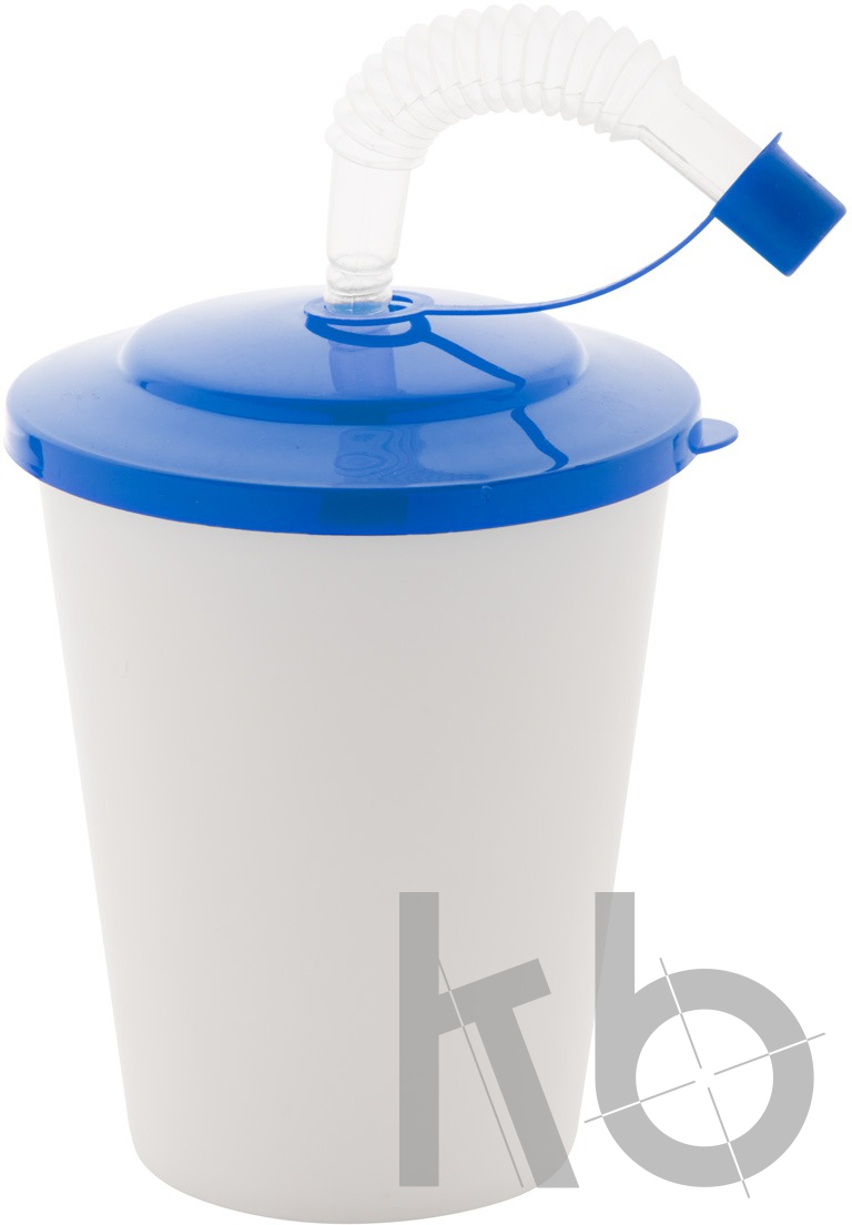 Стакан с трубочкой