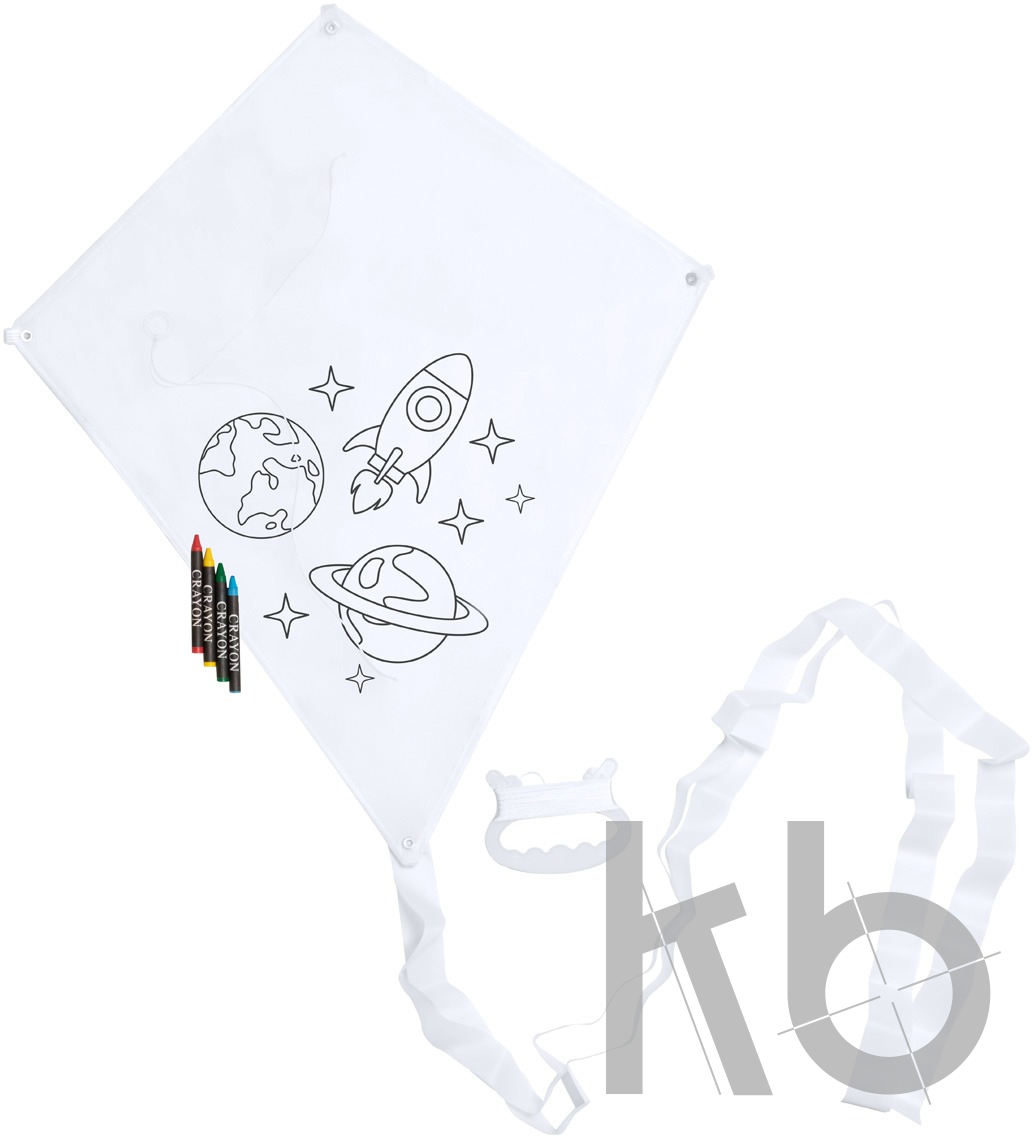 colouring kite