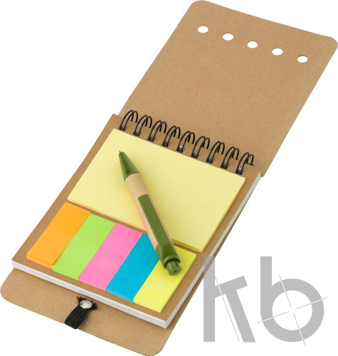 Cardboard memo folder