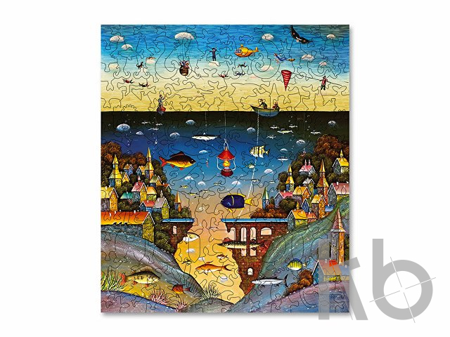 Деревянный пазл «На суше и на море», 175 деталей