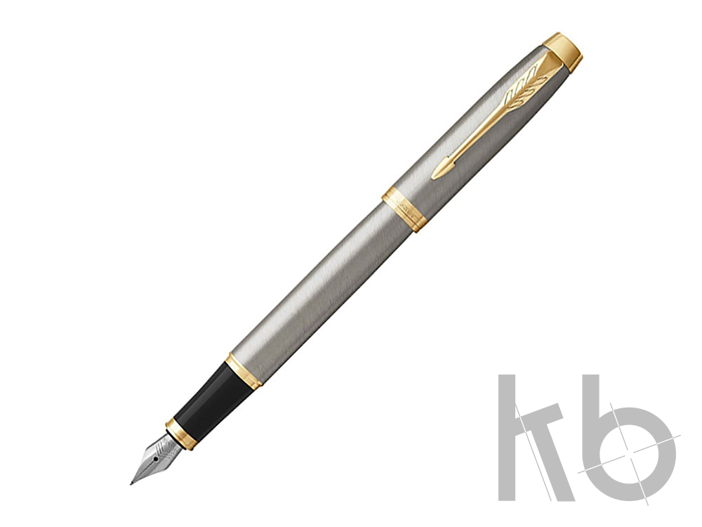 Ручка перьевая Parker «IM Metal Brushed Metal GT»