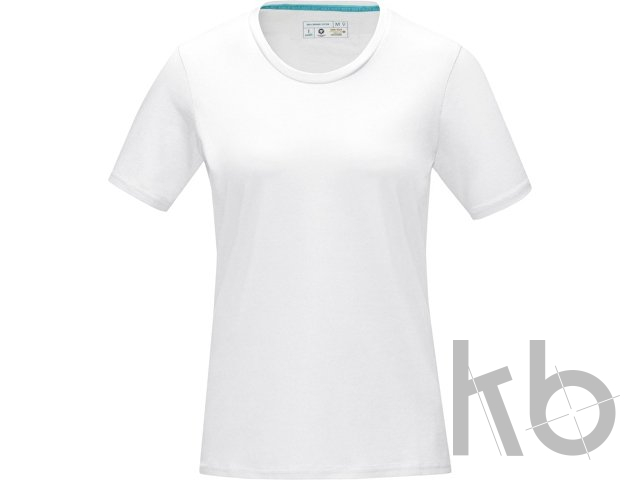 Футболка «Azurite» из натуральных материалов, женская