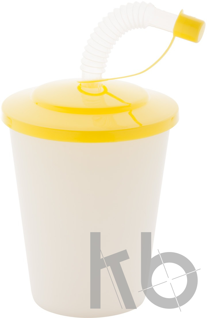 Стакан с трубочкой