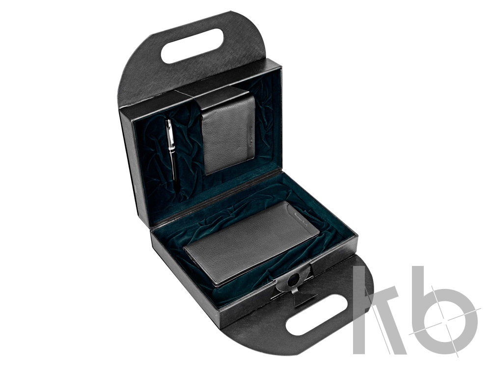 Набор «Сенат»: портмоне, трэвел-портмоне, ручка-роллер