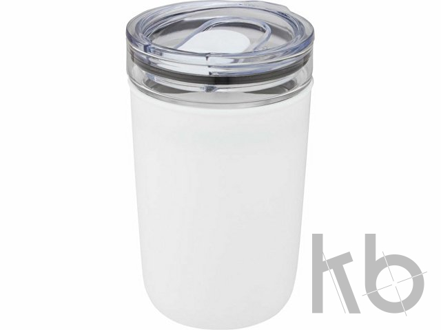 Стеклянная кружка «Bello» с внешней стенкой из переработанного пластика