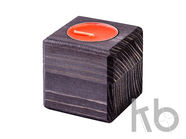 Свеча в декоративном подсвечнике «Клубника»