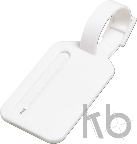 Polystyrene luggage tag