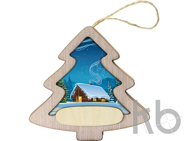 Новогодняя подвеска с подсветкой «Ёлочка» с индивидуальным дизайном