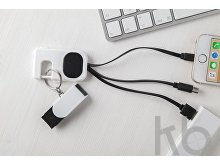 Кабель-брелок micro USB, USB-C и Lightning