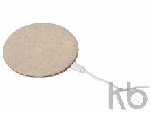 Беспроводное зарядное устройство «Wheatty» из пшеничной соломы, 5W