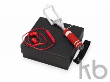 Подарочный набор «Selfie» с Bluetooth наушниками и моноподом