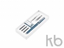 Набор «I-Share»: ручка роллер, сменная насадка с пером, чернила