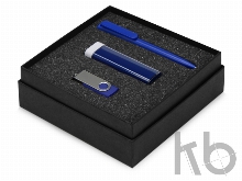 Подарочный набор On-the-go с флешкой, ручкой и зарядным устройством