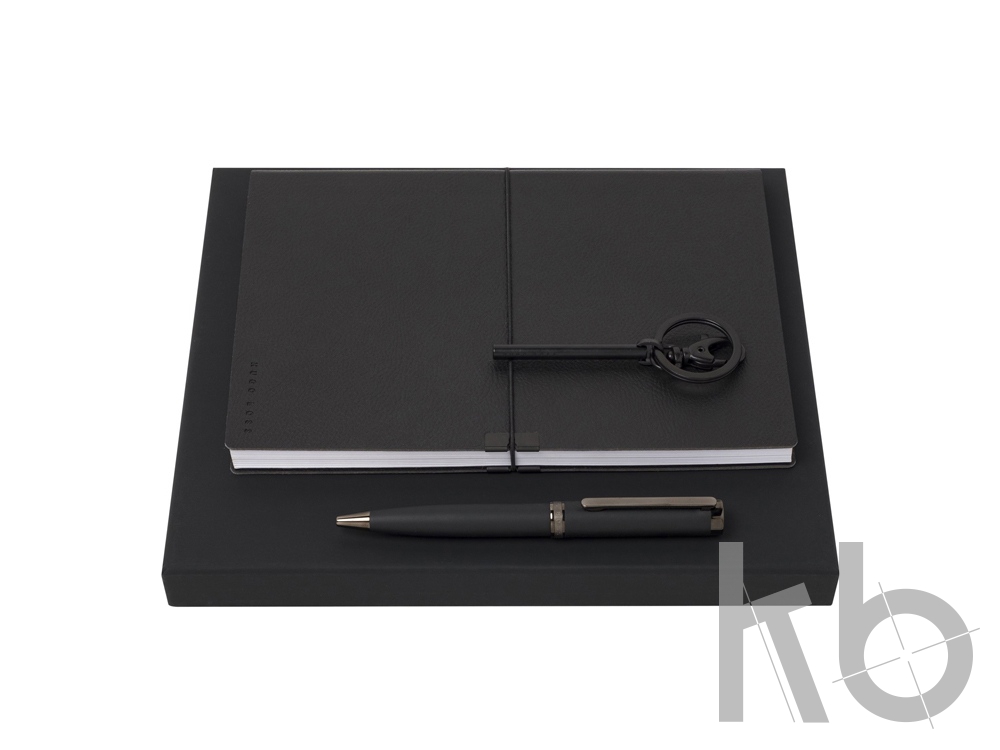 Подарочный набор: брелок, блокнот А5, ручка шариковая