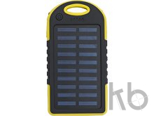 Rubberized ABS solar power bank