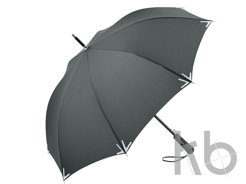 Зонт-трость «Safebrella» с фонариком и светоотражающими элементами