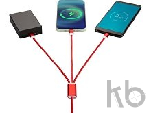 Универсальный зарядный кабель 3-в-1 с двойным входом