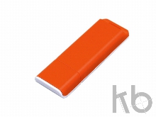 USB 2.0- флешка на 64 Гб с оригинальным двухцветным корпусом