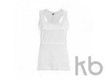 THC TIRANA WH. Женская футболка безрукавка