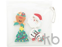 Christmas eraser set