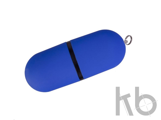 USB 2.0- флешка на 2 Гб «Пилюля Soft-touch»
