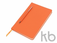 Блокнот А5 «Magnet» soft-touch с магнитным держателем для ручки