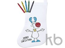 colouring Christmas stocking