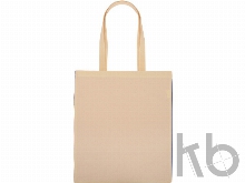 Сумка для шопинга «Twin» двухцветная из хлопка, 180 г/м2