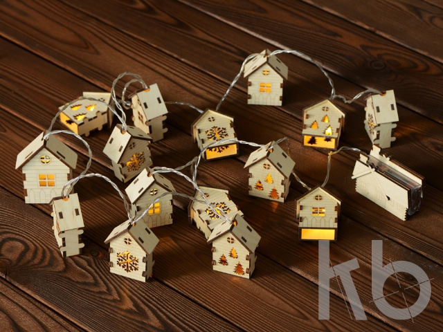 Елочная гирлянда с лампочками «Зимняя сказка»