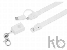 Ланьярд с зарядным кабелем «xTape» 3 в 1