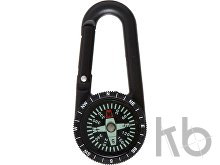 Plastic compass with plastic carabineer