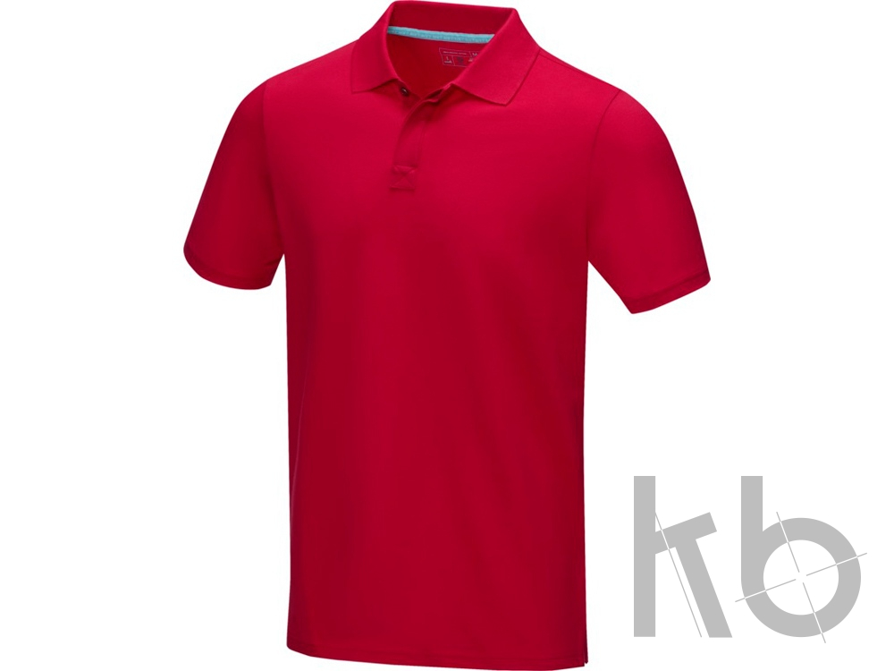 Рубашка поло «Graphite» из натуральных материалов, мужская