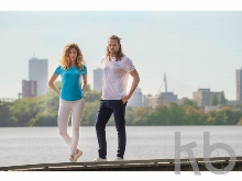 Футболка «Jade» из переработанных материалов, женская