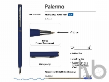 Ручка металлическая шариковая «Palermo»